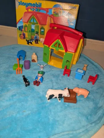 Playmobil 123 la ferme transportable