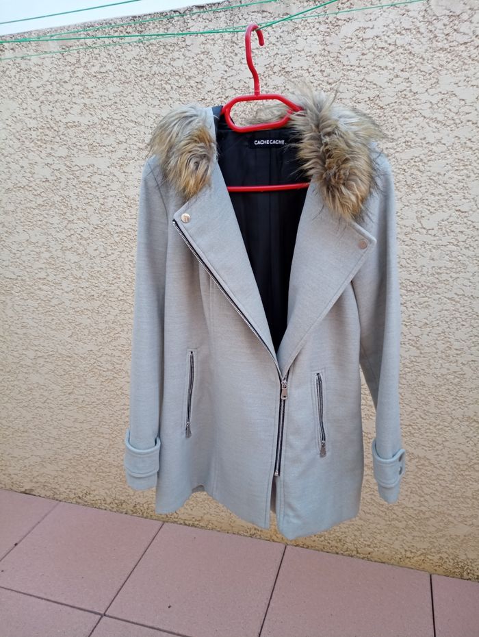 Manteau femme gris - photo numéro 2