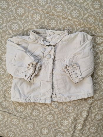 Manteau blanc kitchoun 18 mois
