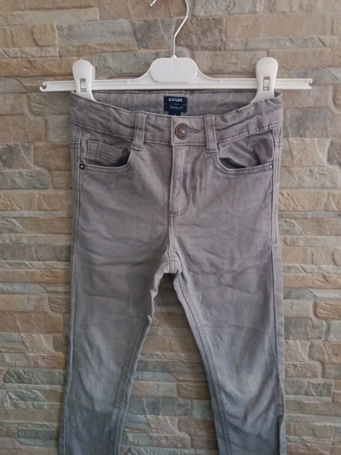 Jean slim fit gris Kiabi 6A - photo numéro 2