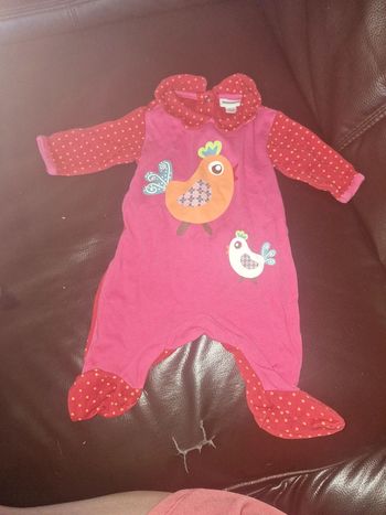 Pyjamas tissus rose rouge