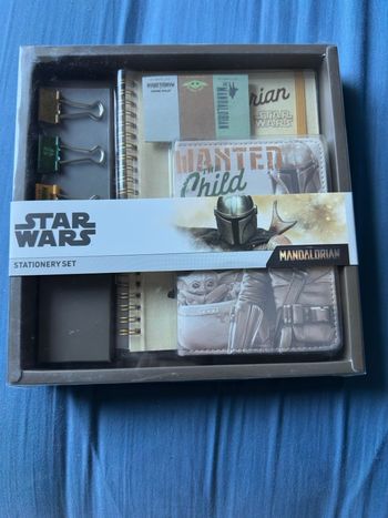 Lot papeterie neuf mandalorian 
