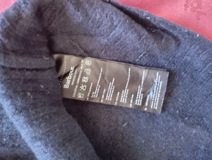Pull hiver zippé très bon état barbour - photo numéro 3