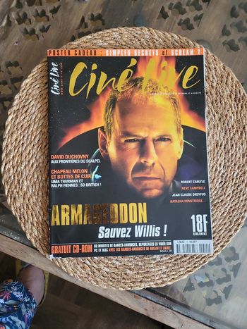 Ciné Live. Armagedon. Bruce Willis. N*15