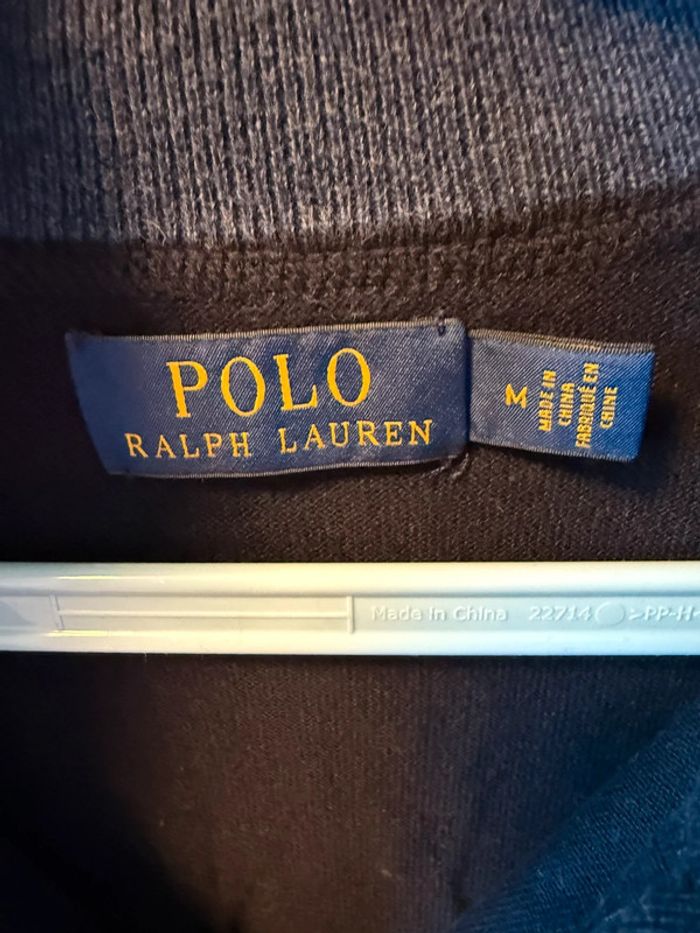 Pull col montant zippé Ralph Lauren M - photo numéro 4