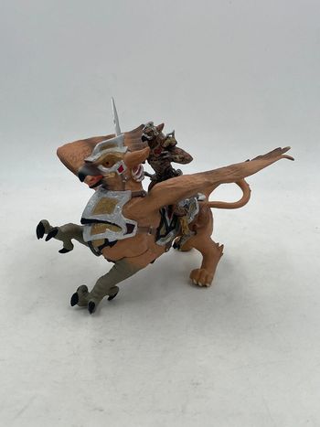 Figurine Papo Fantasy World  Birdman & War Griffin Gryphon N•48698 2010