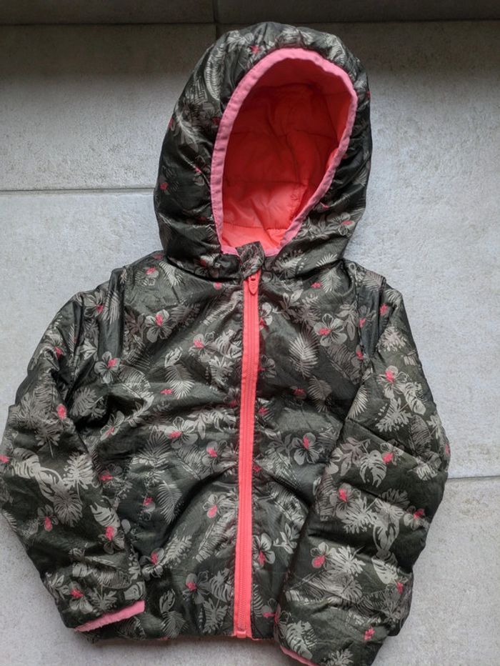 Doudoune fille réversible 2/3 ans