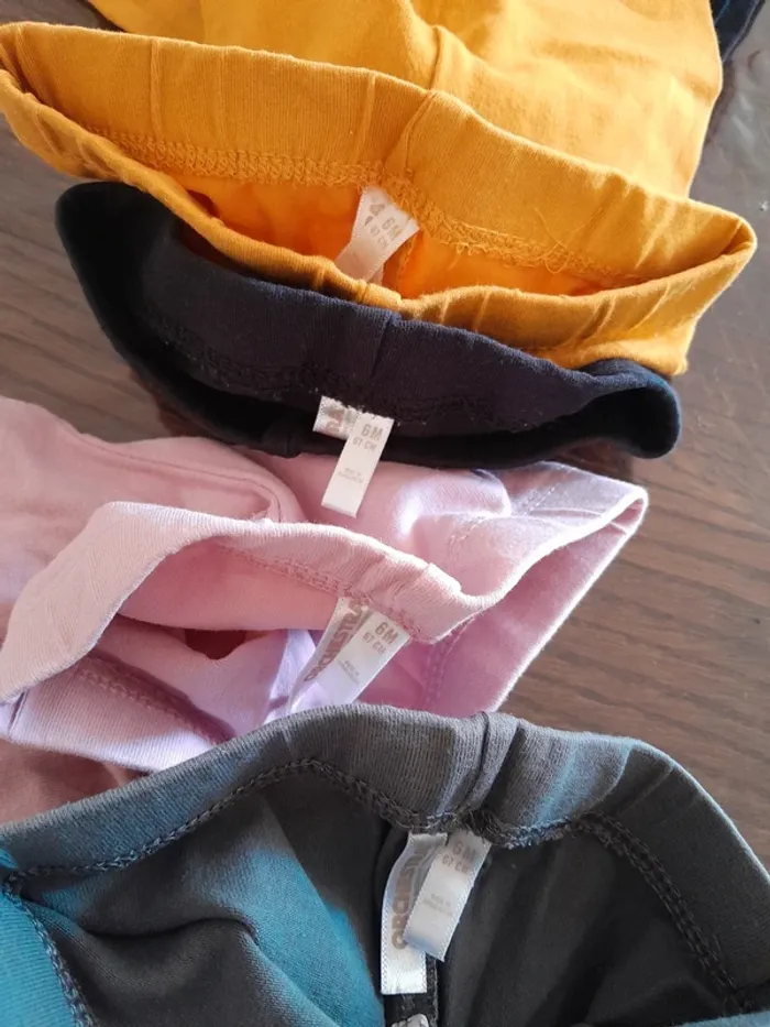Lot 4 leggings fille 6mois - photo numéro 2
