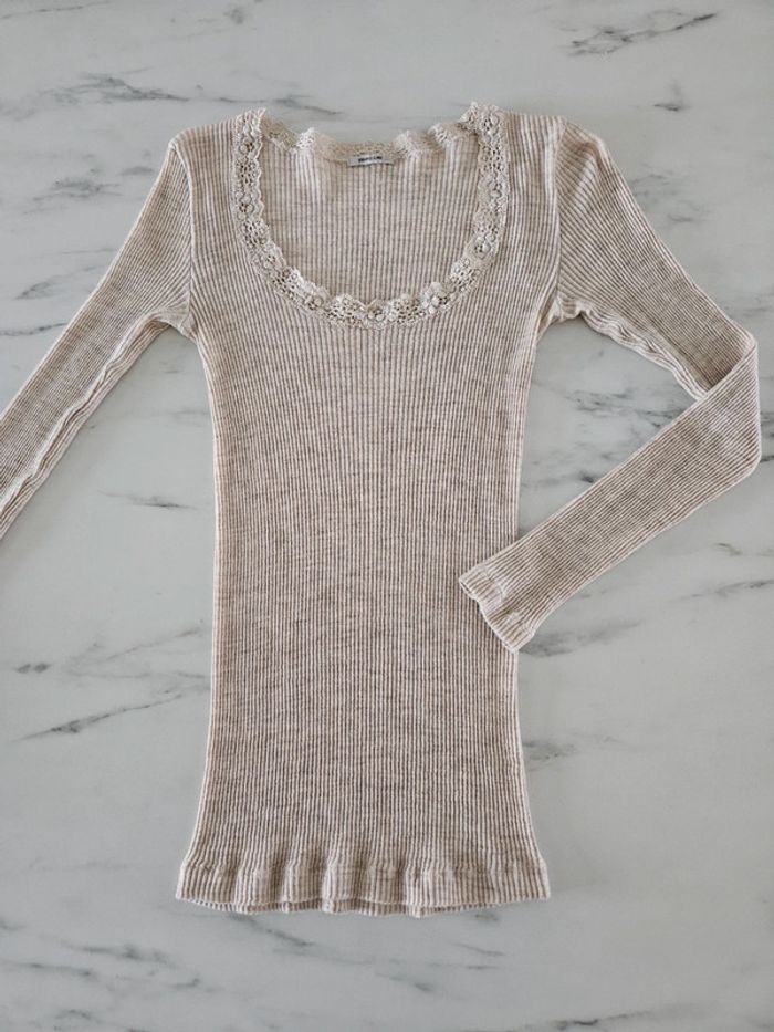 Intimissimi blouse beige taille S - photo numéro 7