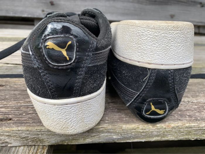 Chaussures Puma noire daim T37