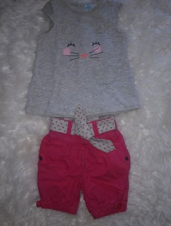 Sublime ensemble bébé T 3 mois