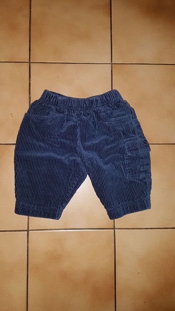 Pantalon en velour marine