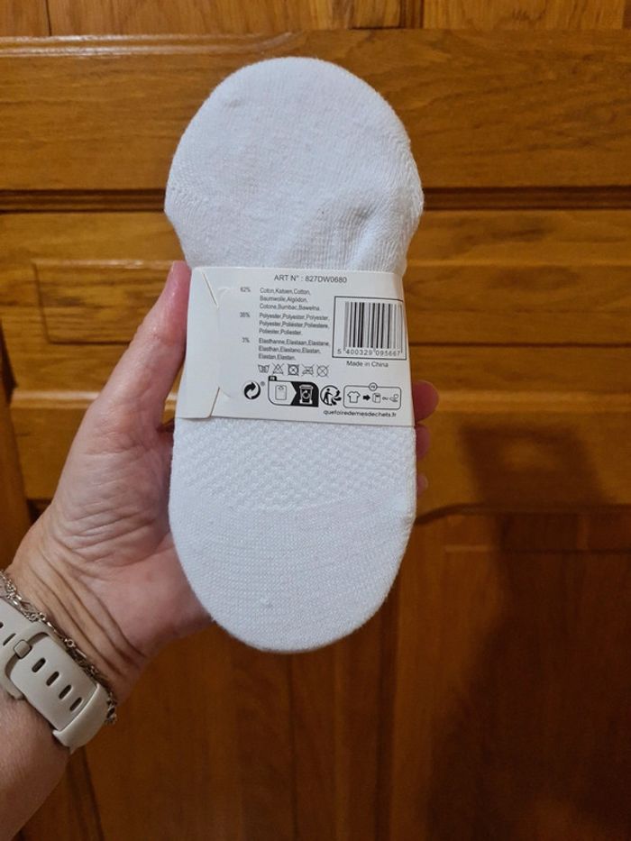 Lot  5 paires protège  pieds  footies - photo numéro 2