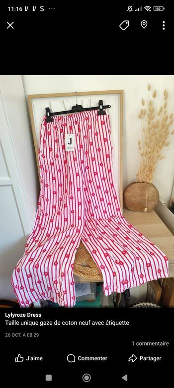 Lot 3 pantalons  2 hauts