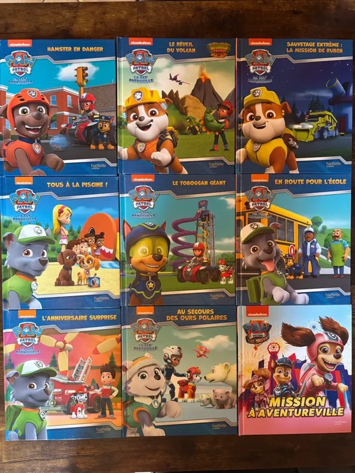 Livres la pat patrouille
