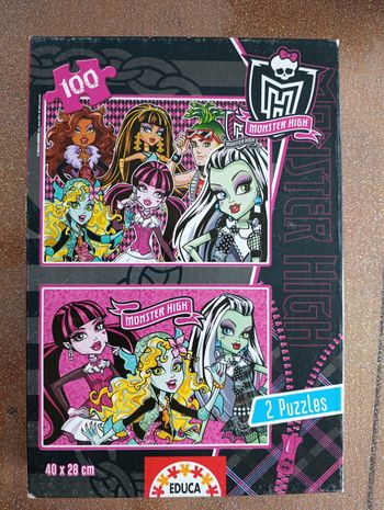 2 puzzles Monster High