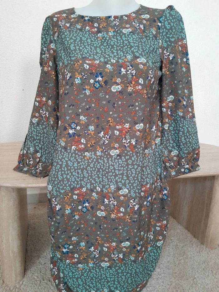 Robe d'été 💫manches bouffantes 💫Blancheporte 💫T.38💫
