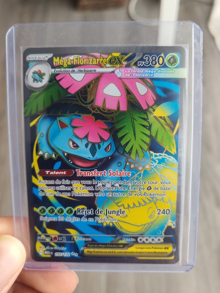 Carte pokémon méga florizarre ex 155