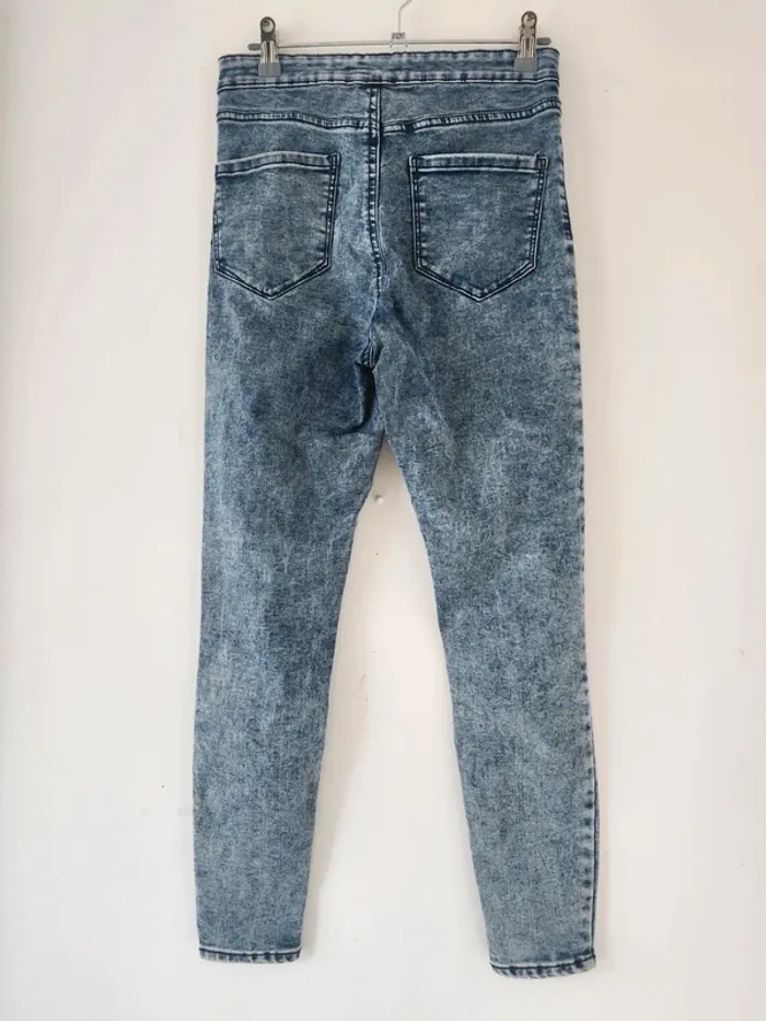 Jean slim effet délavé - Denim Co - Taille 38 (EUR) / 10 (UK) / 6 (US) / 42 (IT) - photo numéro 2