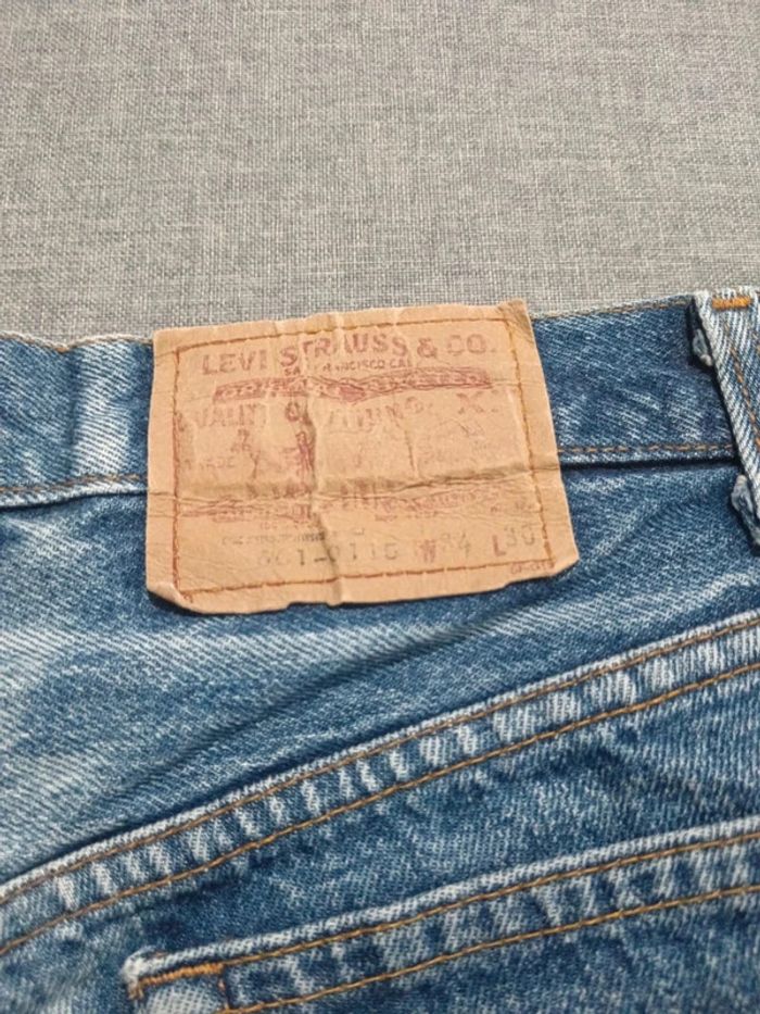 C57 short jeans bleu Levi's W34 - photo numéro 3
