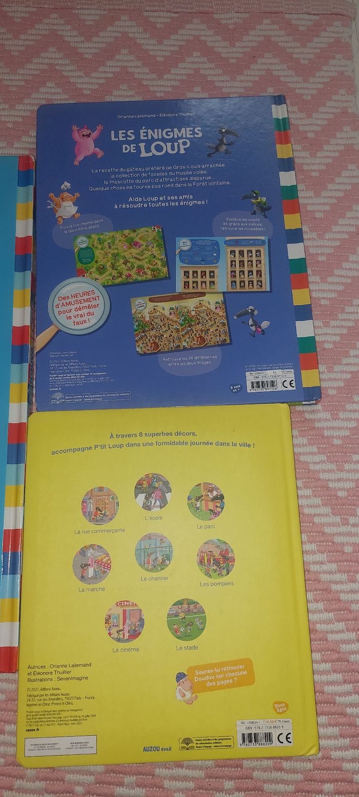 Lot de 3 livres cartonnés
Cherche et trouve Le loup + 1
offert - photo numéro 8