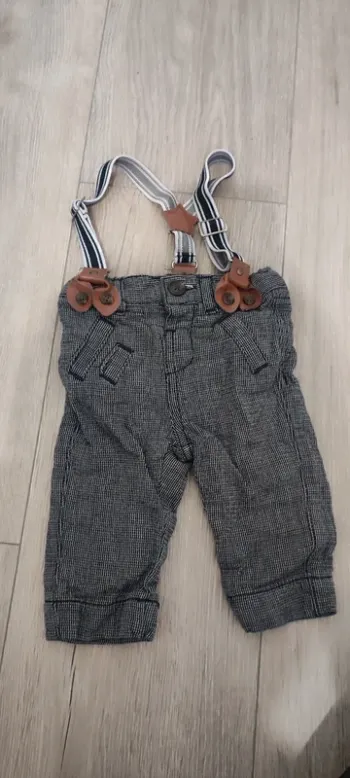 Pantalon bretelle Kiabi