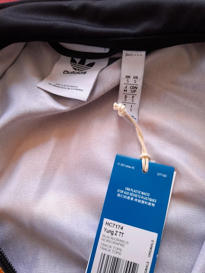 Veste zip Adidas originals neuf avec étiquette - photo numéro 9