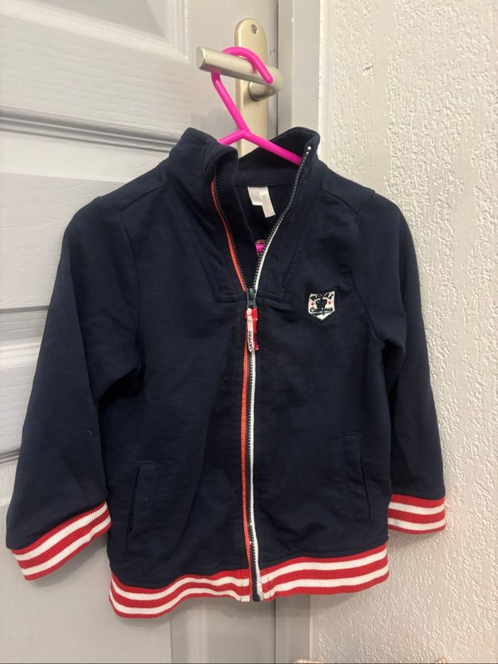 Gilet zippé orchestra 23 mois