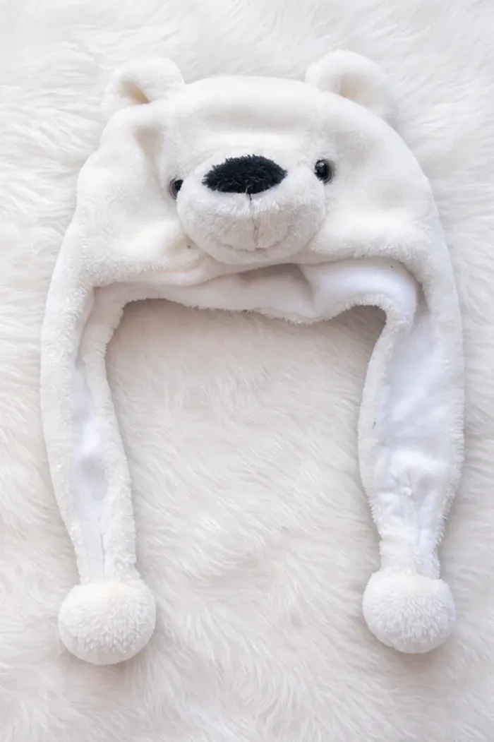 bonnet hiver, ours, bonnet enfant, bonnet fun, accessoire hiver, bonnet peluche