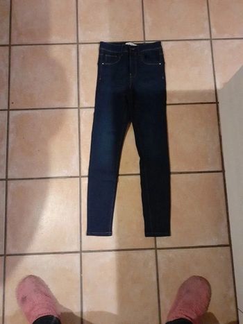 Jeans slim bleu marine taille 34 EUR