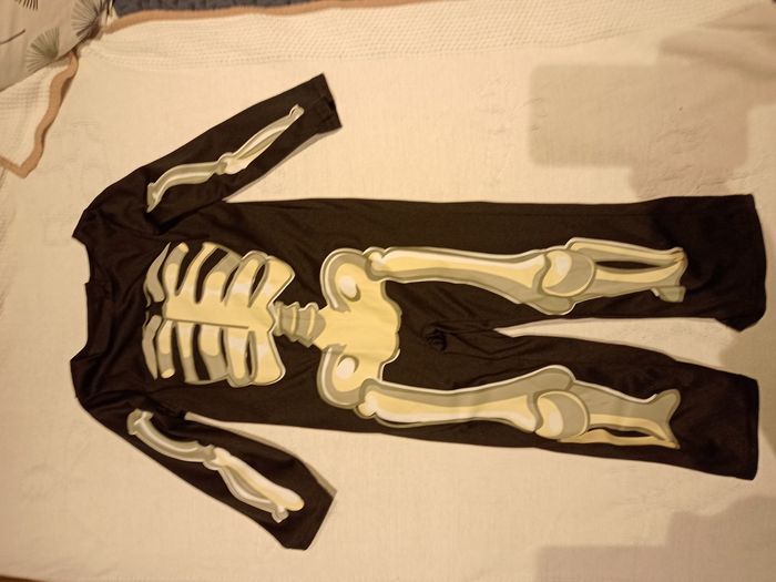 Déguisement Halloween squelette phosphorescent 4/5 ans