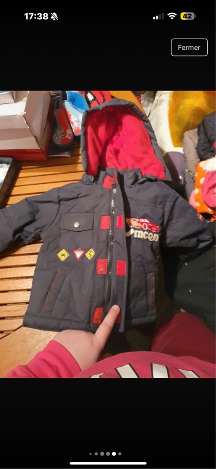Manteau 12 mois Disney Cars - photo numéro 6