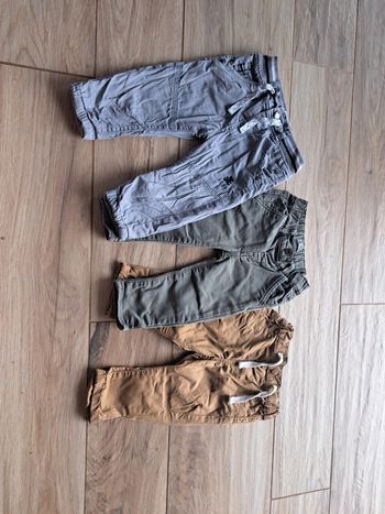 Lot 3 Pantalons 12 mois Lulu Castagnette