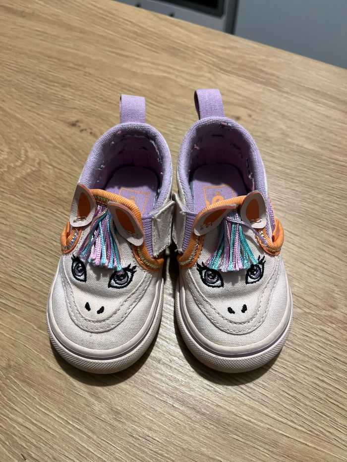 Vans slip on TD V Cyber Horse - Beige - photo numéro 4