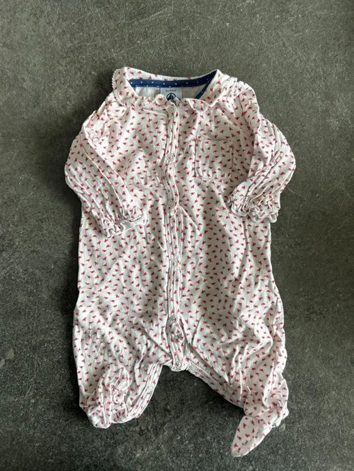 Lot de 2 pyjamas fins 1 mois - photo numéro 3