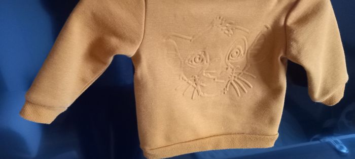 Sweat moutarde roi lion - photo numéro 3