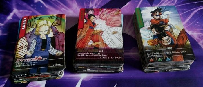 Lot 144 Data Carddass Dragon Ball Z no duplicate cards cartes DBZ DCD rare huge