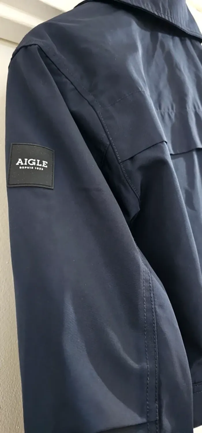 Bomber Court Imper Parka Trench Déperlant Aigle Taille 36 - photo numéro 6