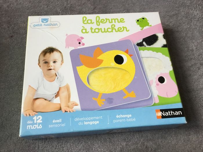 Jeu bebe La ferme a toucher