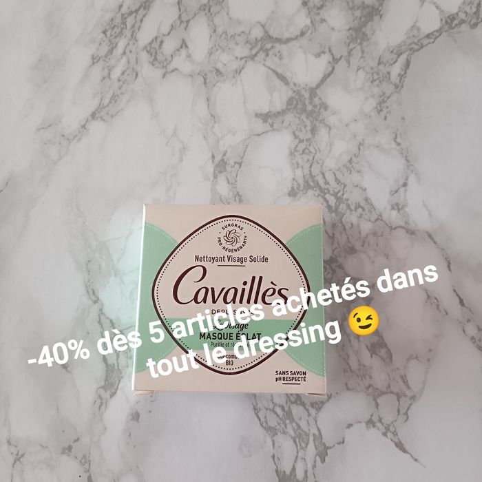 Cavaillès nettoyant visage solide 70g