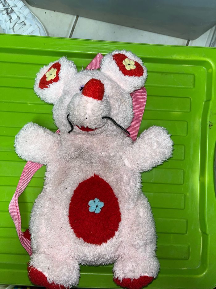 Doudou sac souris