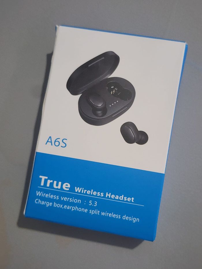 Écouteurs A6S True Wireless (BT 5.3) – Noir