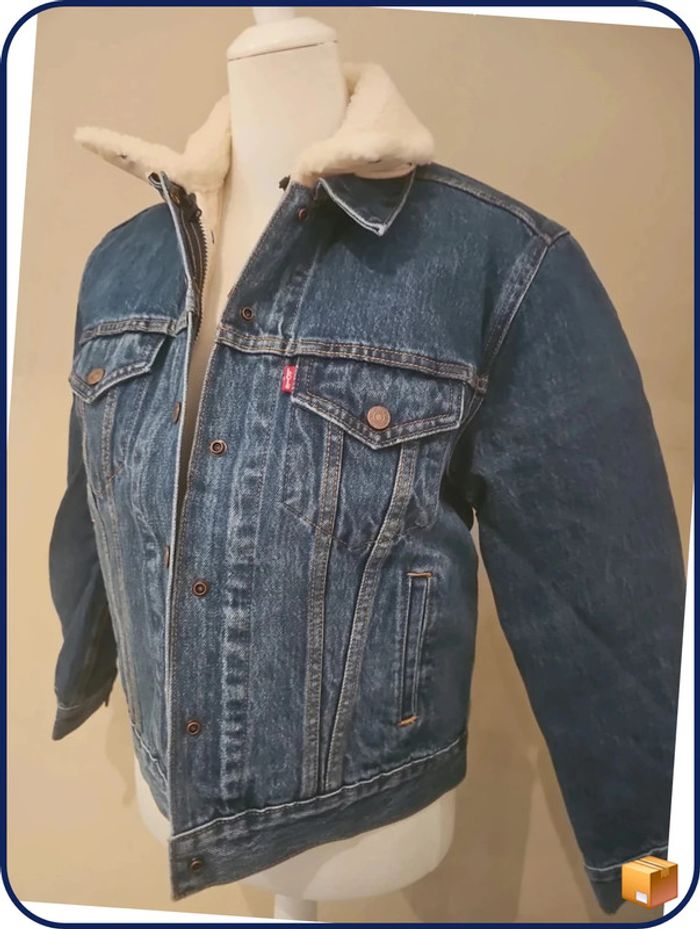 Veste en jean Levi's polyvalente xs femme - photo numéro 2