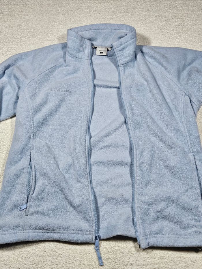 Veste Polaire Columbia bleu ciel - photo numéro 3