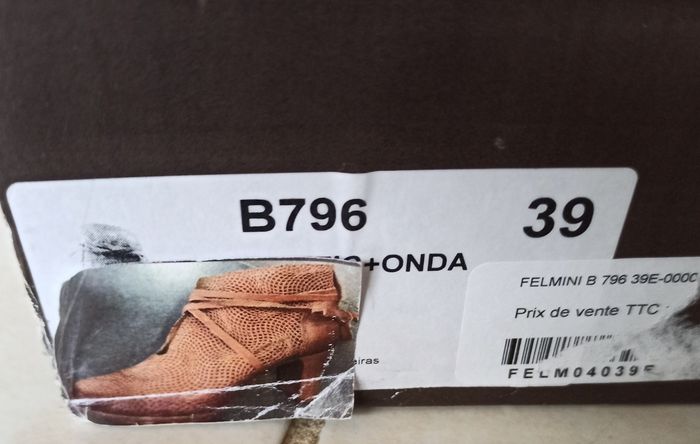 Bottines Felmini taille 39 - photo numéro 5