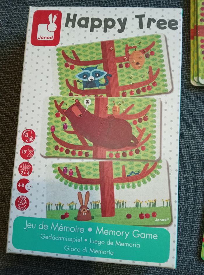 Happy Tree, jeu de mémoire, Janod, 4-8 ans - photo numéro 4