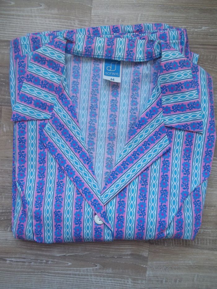 Blouse rayures fleuries Sofinyl 44 - photo numéro 2