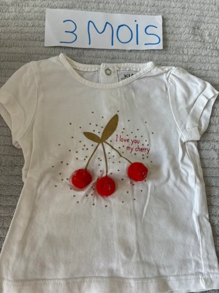 Joli lot de 5 t-shirts, 4 manches courtes et 1 manche longue - photo numéro 6