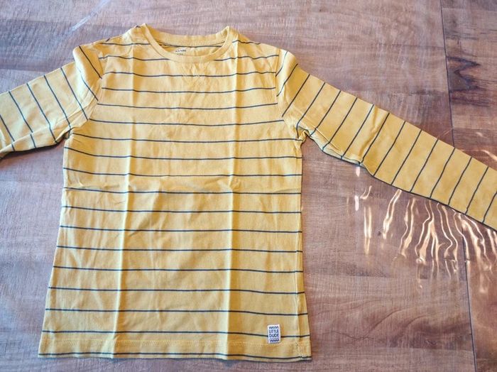 Tee shirt manches longues rayé - photo numéro 4