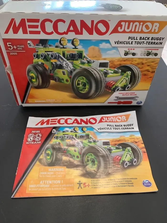 Mécano junior pull back buggy